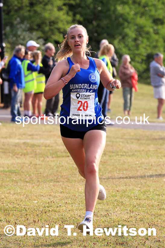 Womens 2022 Sunderland 5k Road Races, Silksworth, Sunderland, Thursday, july 21st, Photo: David T. Hewitson/Sports for All Pics